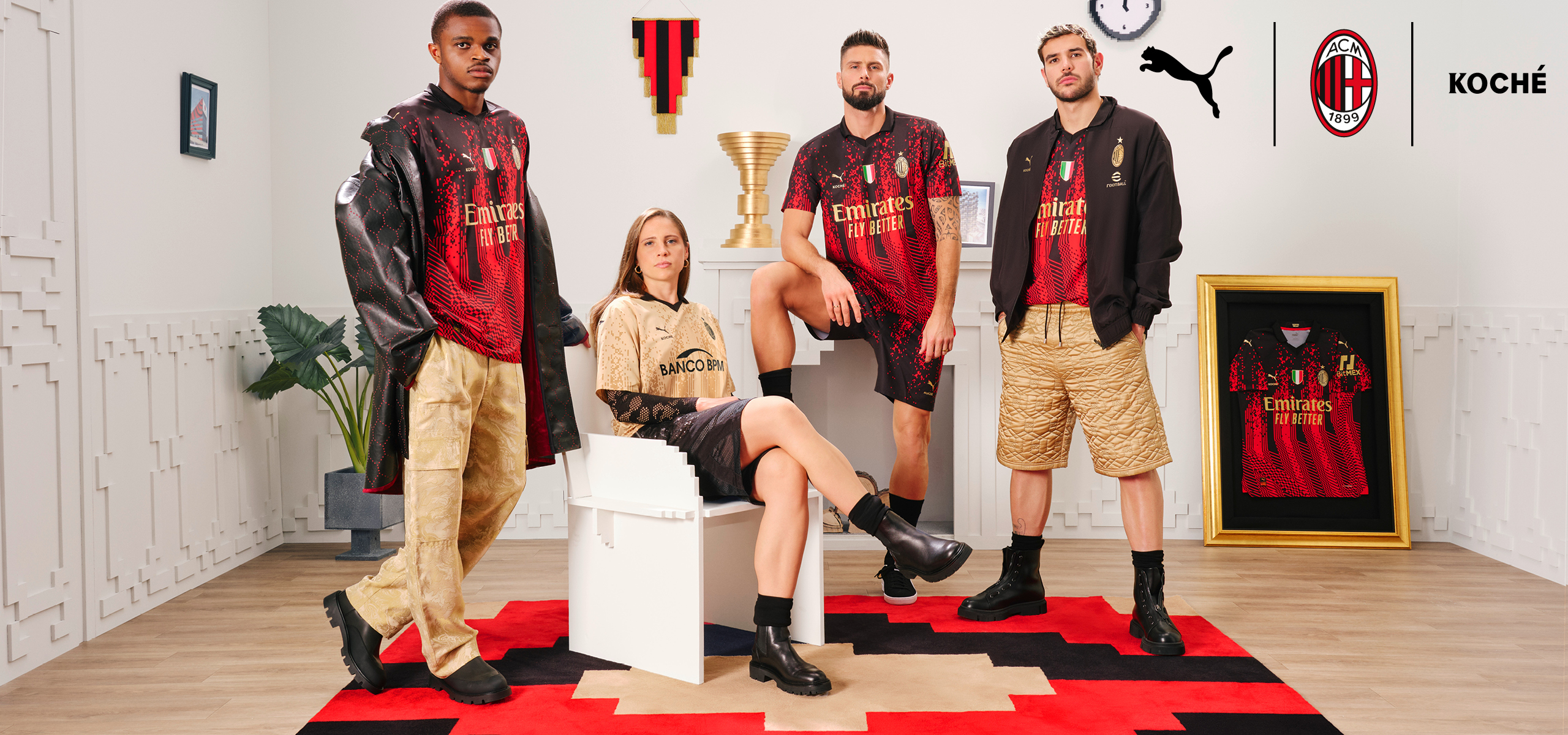ACミラン 2022-23 Puma × Koché 4th GK AC MILAN, PUMA AND KOCHÉ LAUNCH THE 2022/23 FOURTH KIT