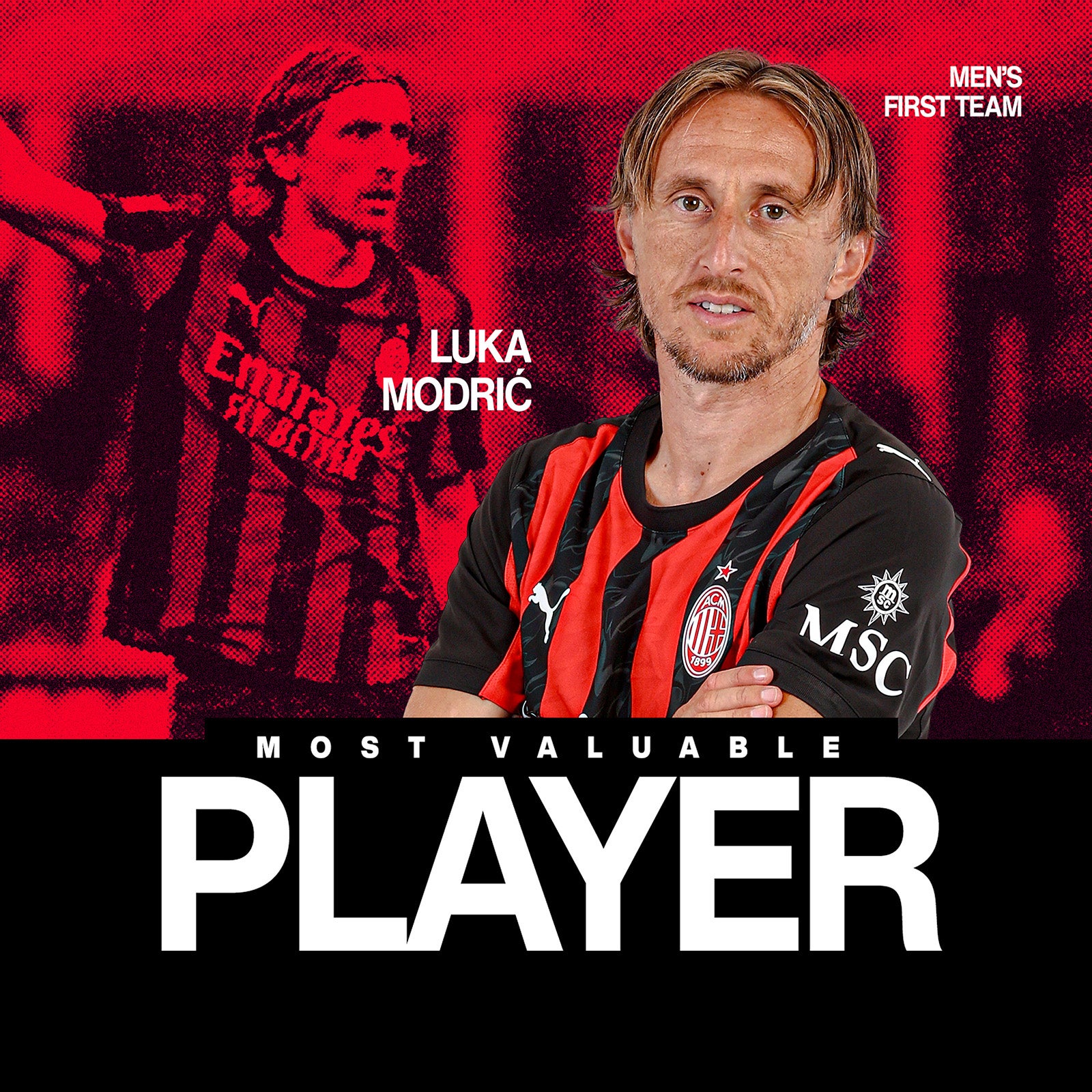 AC Milan MODRIĆ LUKA MODRIĆ IS THE MVP FROM AC MILAN v JUVENTUS