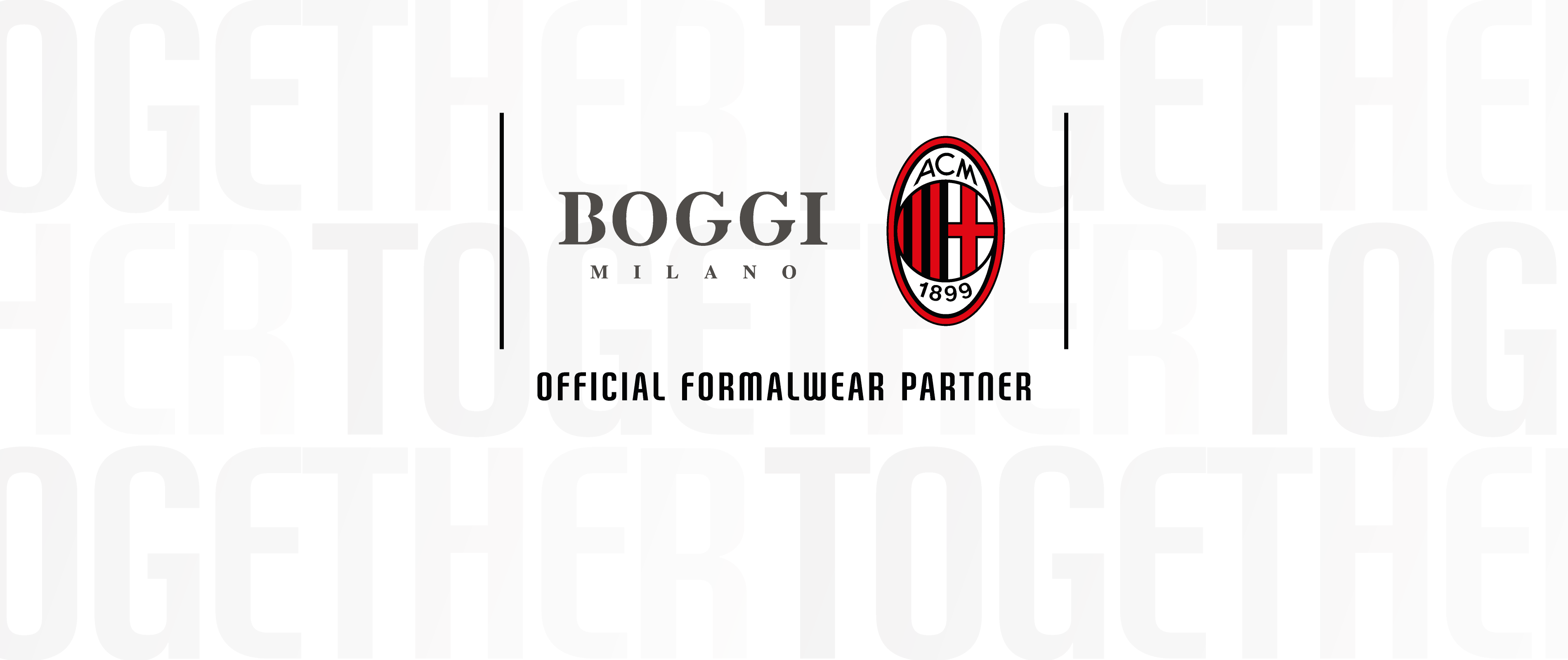 BOGGI MILANO BECOMES AC MILAN'S OFFICIAL FORMALWEAR PARTNER