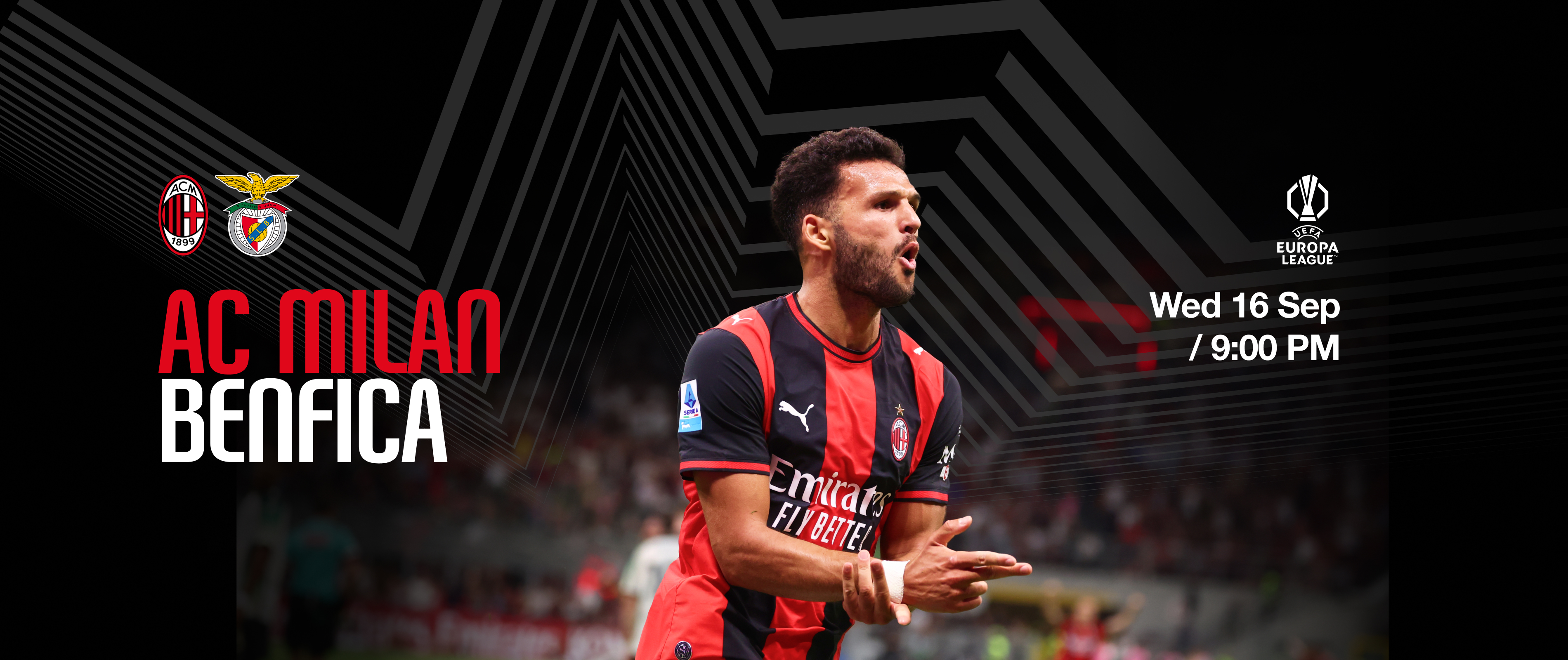AC MILAN V BENFICA: THE FIRST EUROPA LEAGUE MATCH