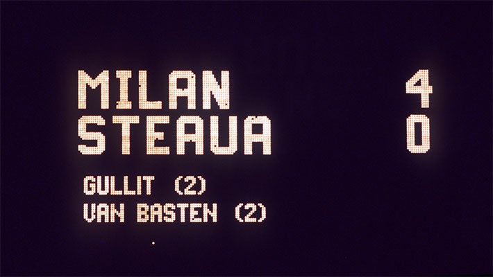 OnThisDay: 1989, Steaua București 0-4 AC Milan