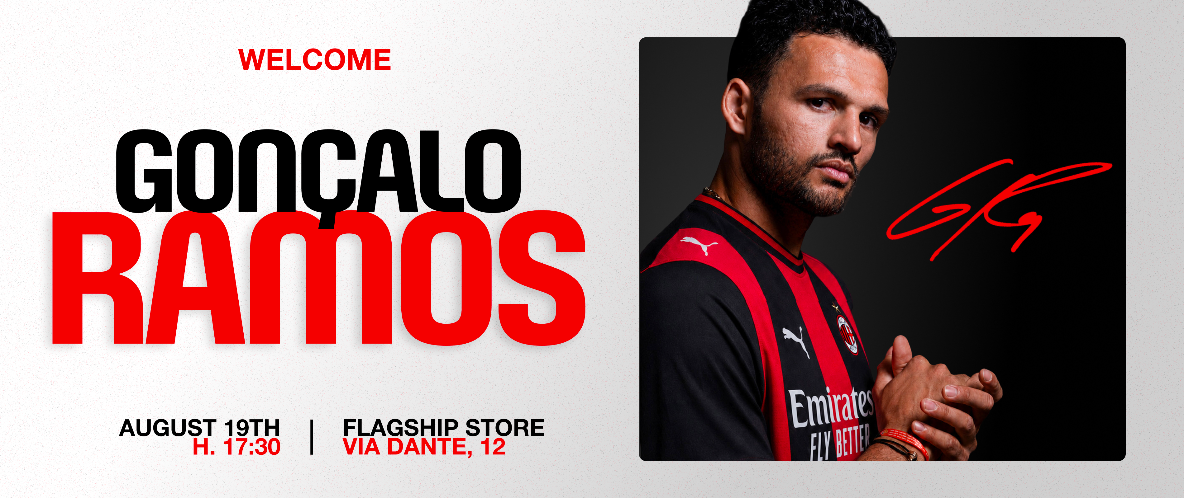RAMOS TO MEET FANS AT THE FLAGSHIP STORE