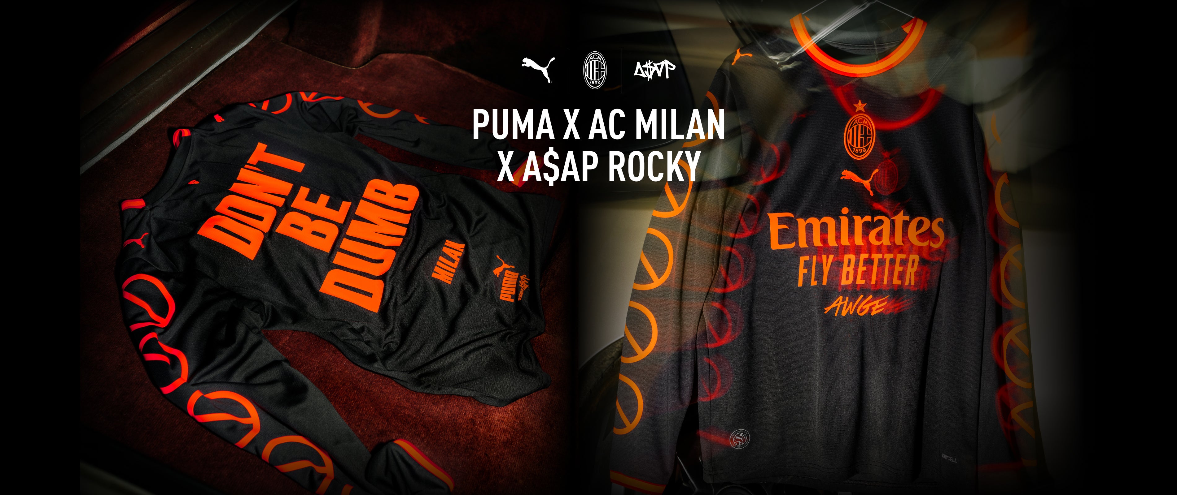 AC MILAN TEAMS UP WITH PUMA AND A$AP ROCKY FOR NEW LIMITED-EDITION JERSEY