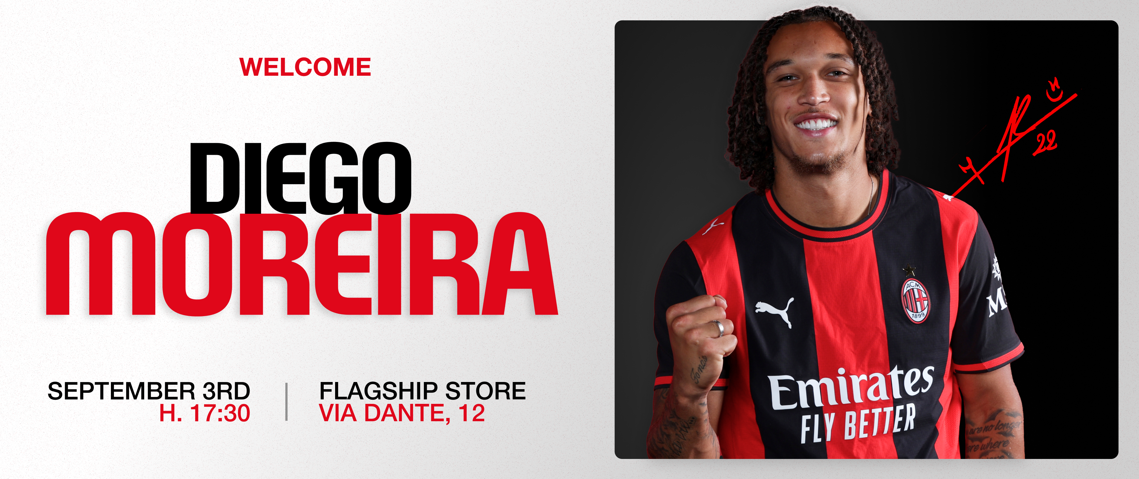 MOREIRA AT THE FLAGSHIP STORE VIA DANTE