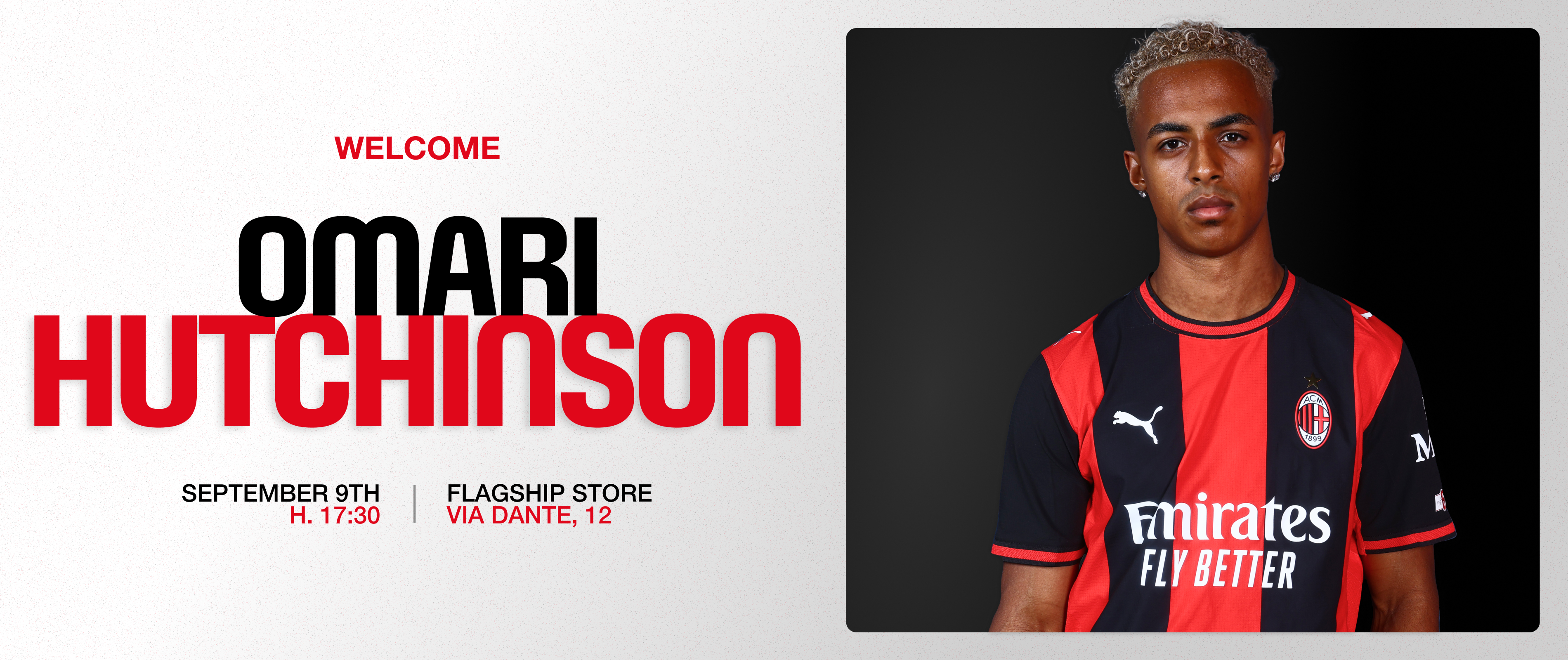 HUTCHINSON TO MEET FANS AT THE FLAGSHIP STORE