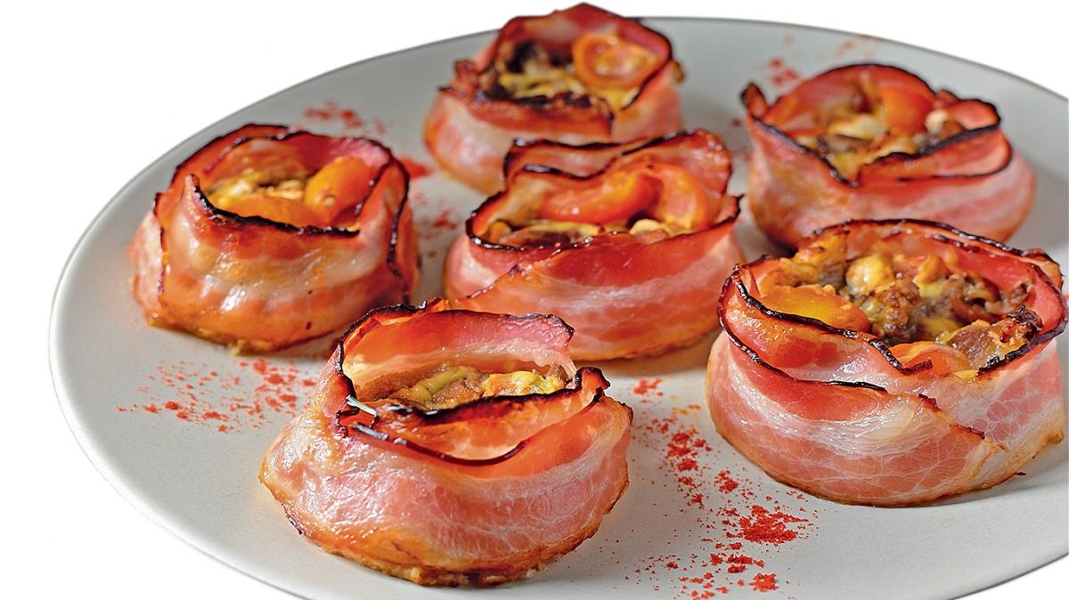 Кошнички с бекон и яйца