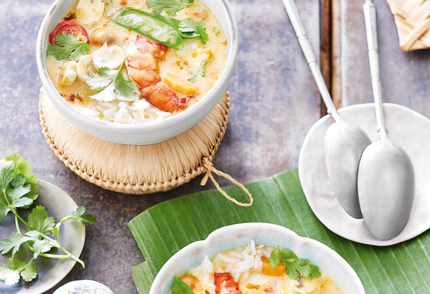 Tom Kha Gung Kokosmilchsuppe mit Garnelen | BILLA