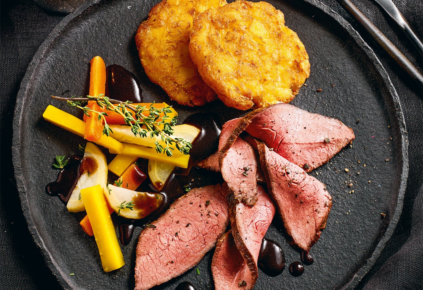 Langsam gegarter Tafelspitz mit Rotweinsauce | BILLA