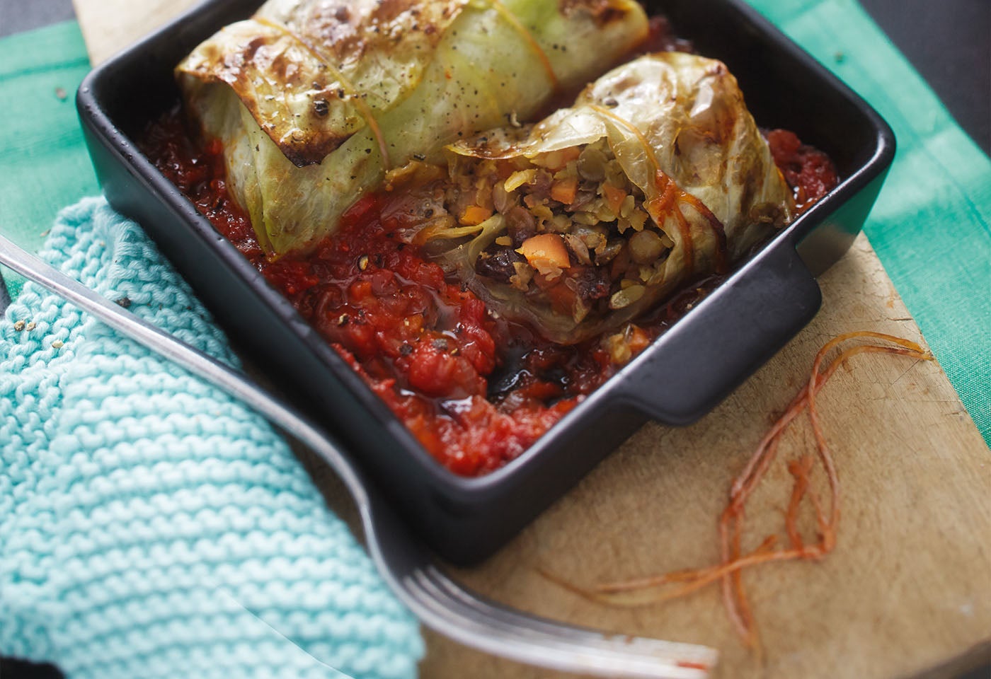 Vegane Krautrouladen mit Linsenfüllung | BILLA