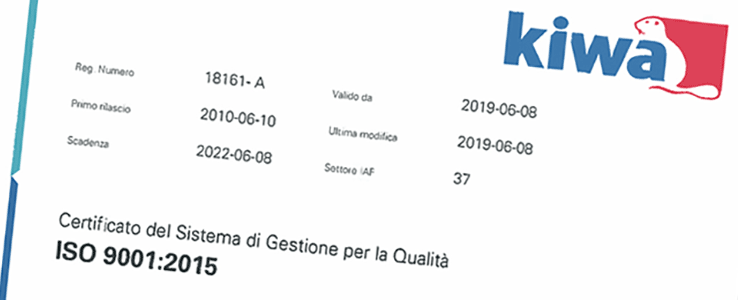 Certificato ISO