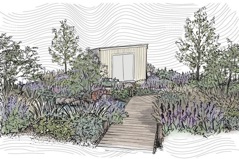 The RHS Pollywiggle Garden is revealed