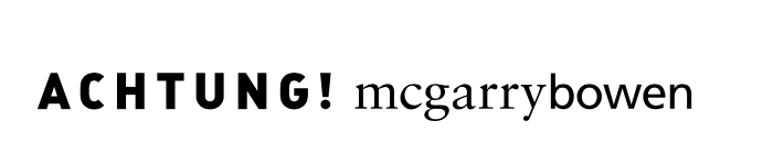 ACHTUNG! mcgarrybowen logo