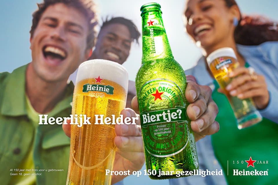 Dentsu x Heineken – Heerlijk, helder, hoog op de pagina