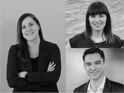 Composite image of Tracey Johnson, Ruth Murray and Angus Robinson