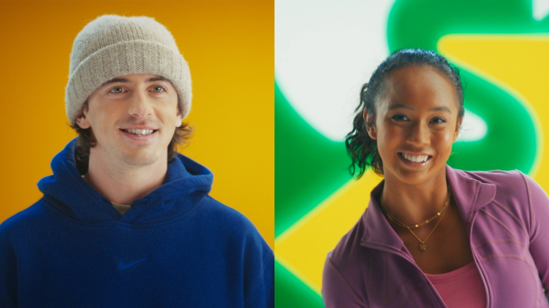 Composite image of Mark McMorris and Leylah Fernandez