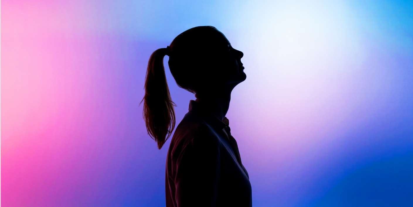 Silhouette of a woman