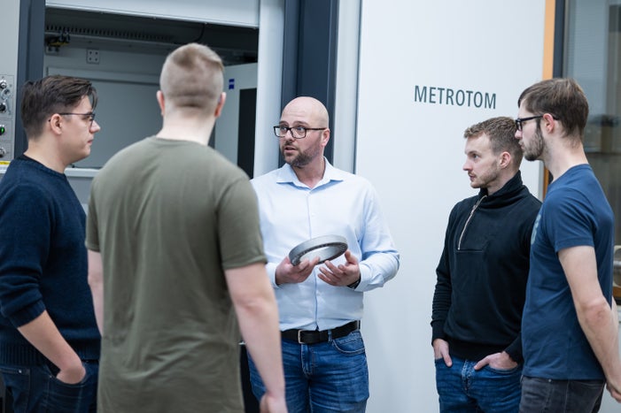 Postgradual students at Škoda Auto