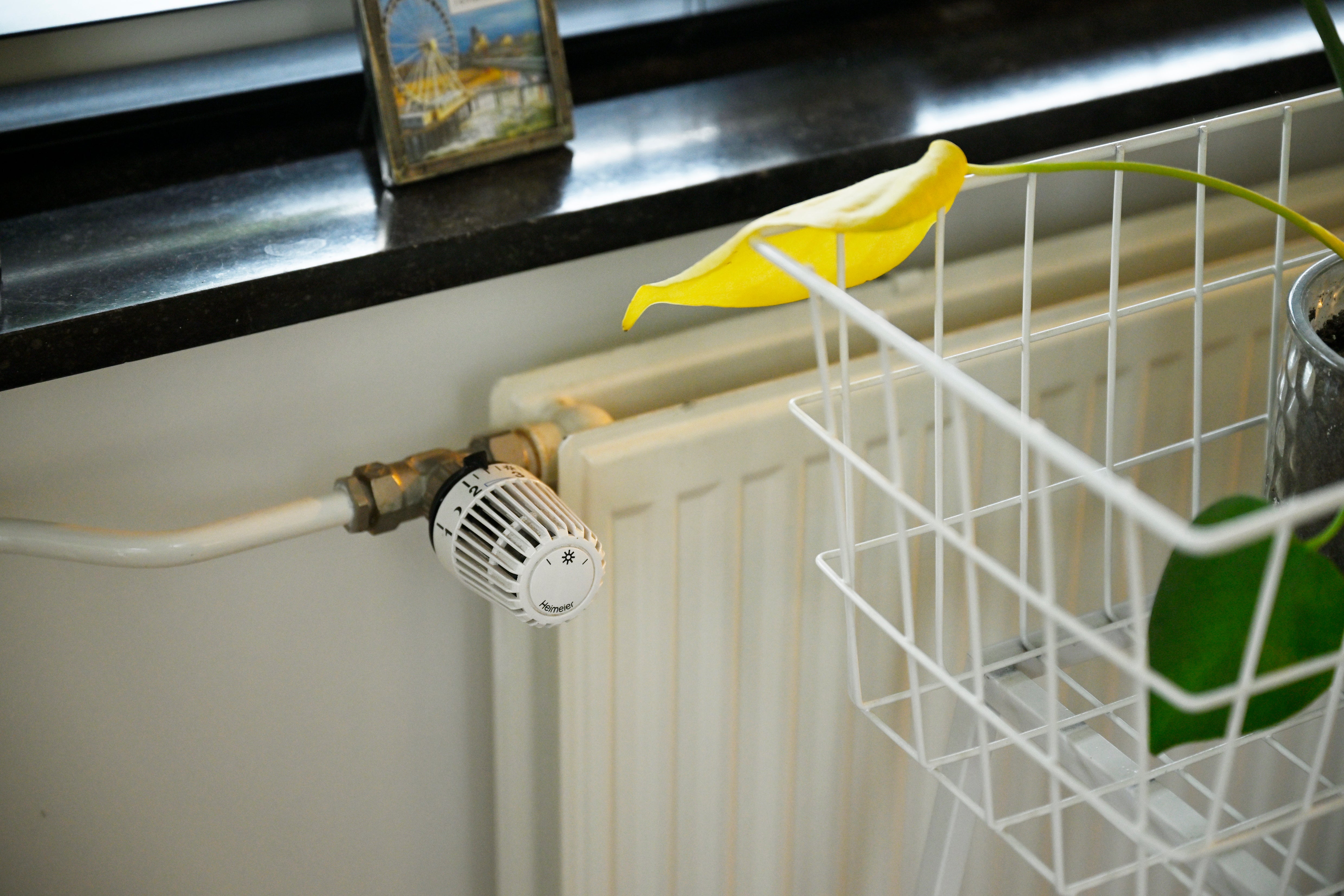 radiator met thermostaatkraan