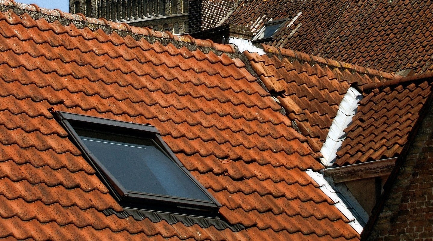 Pannendak met dakraam