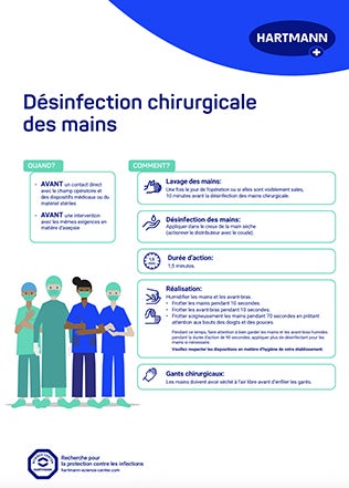 Haendedesinfekion Plakat CHD FR