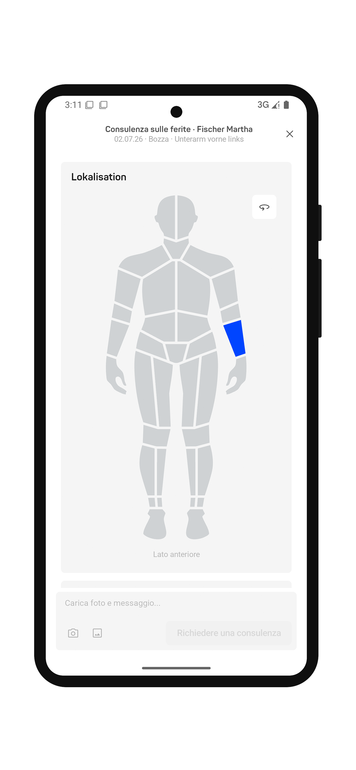 App IT wound consultation framed