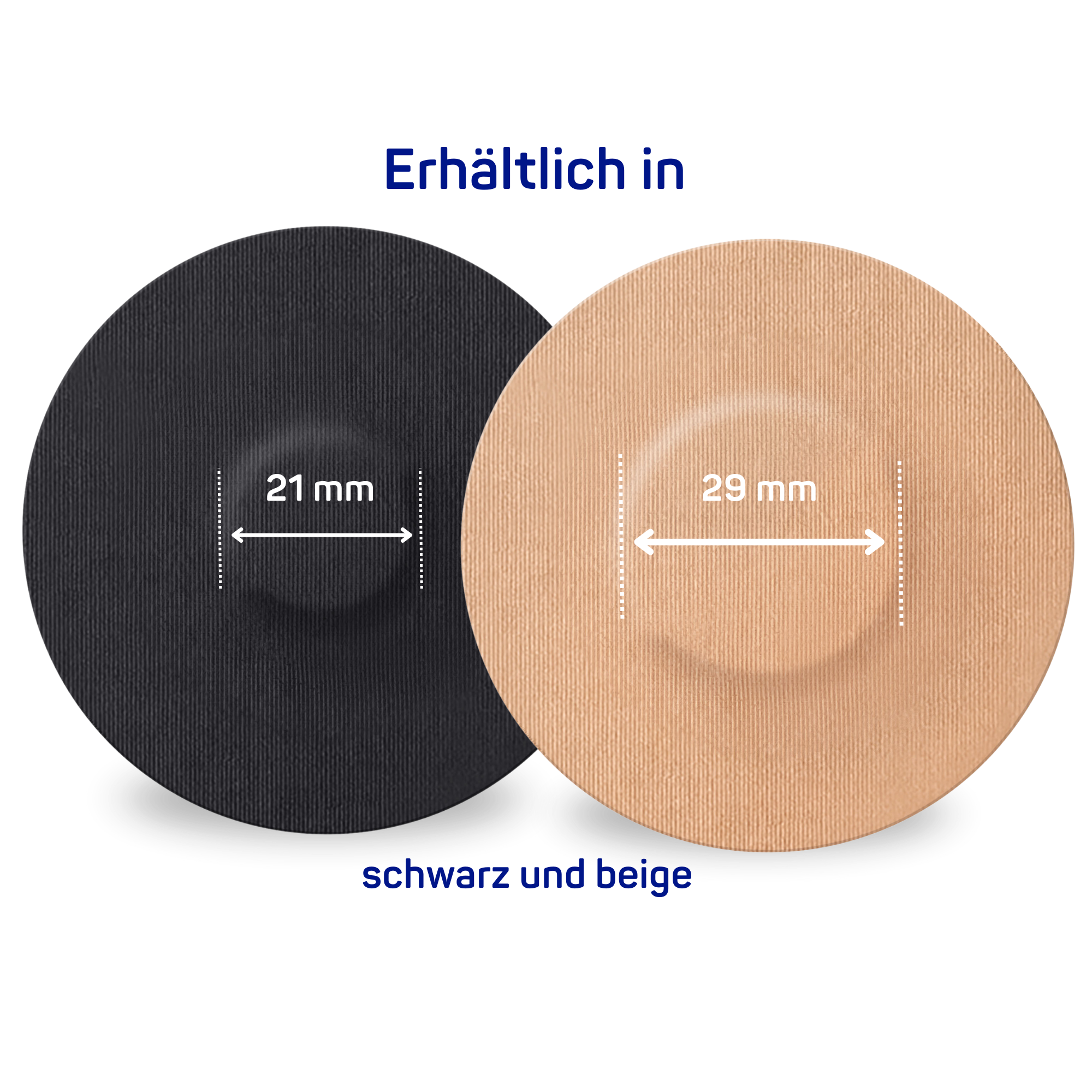 DermaPlast Sensor Patch beige und scwharz