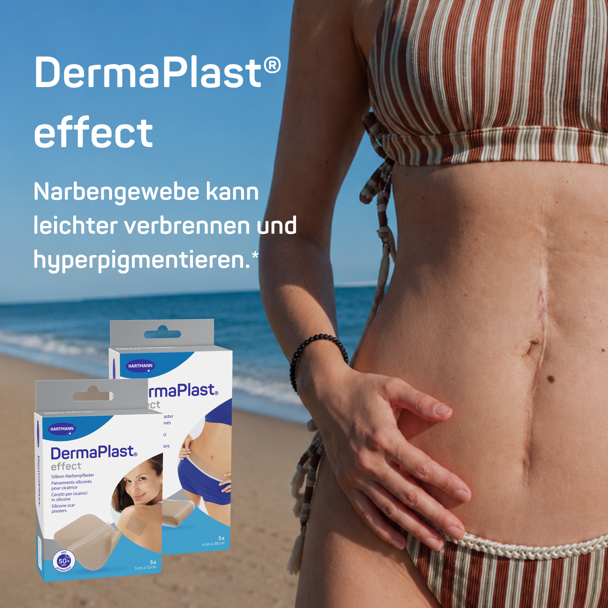 DermaPlast® Effect Scar: Silikon Narbenpflaster