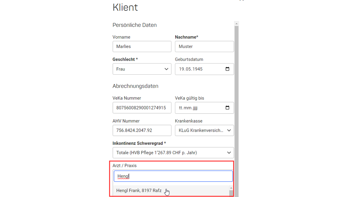 Arztsuche ZSRFinder