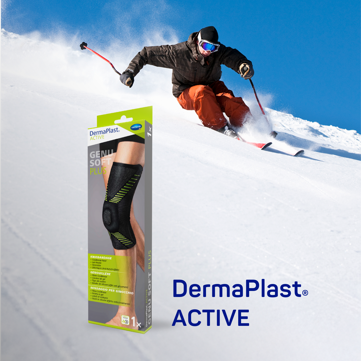 Bandagen für die Ski Saison