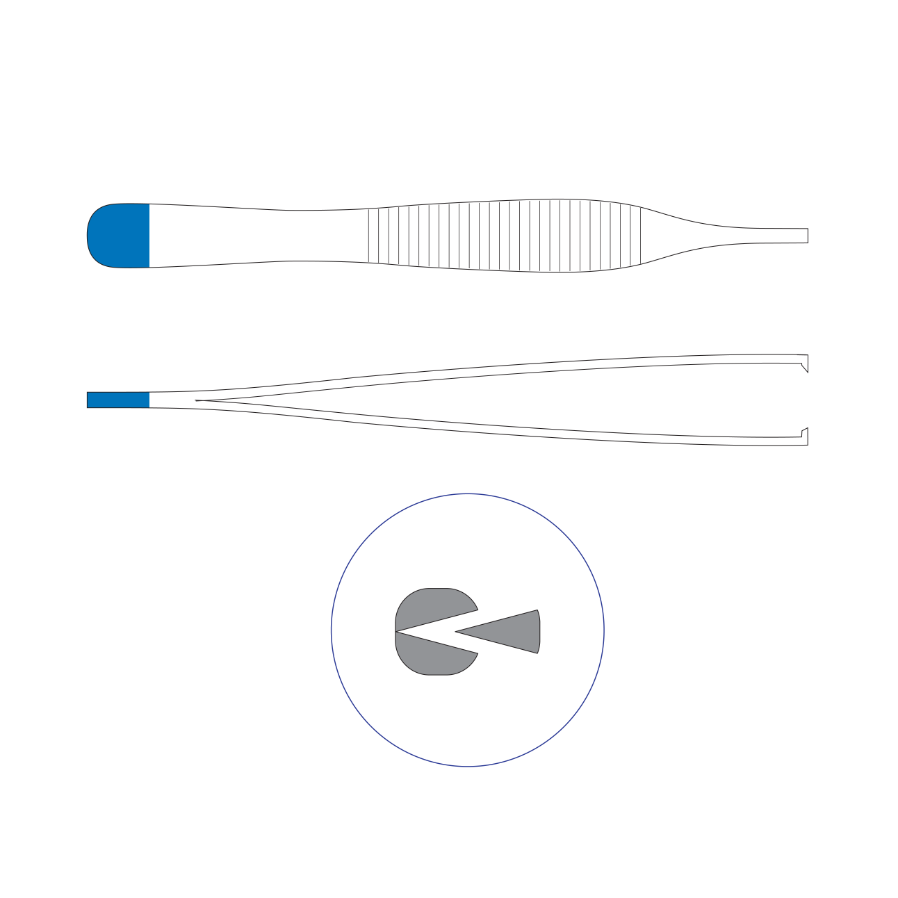 Pinzette chirurgiche Micro-Adson