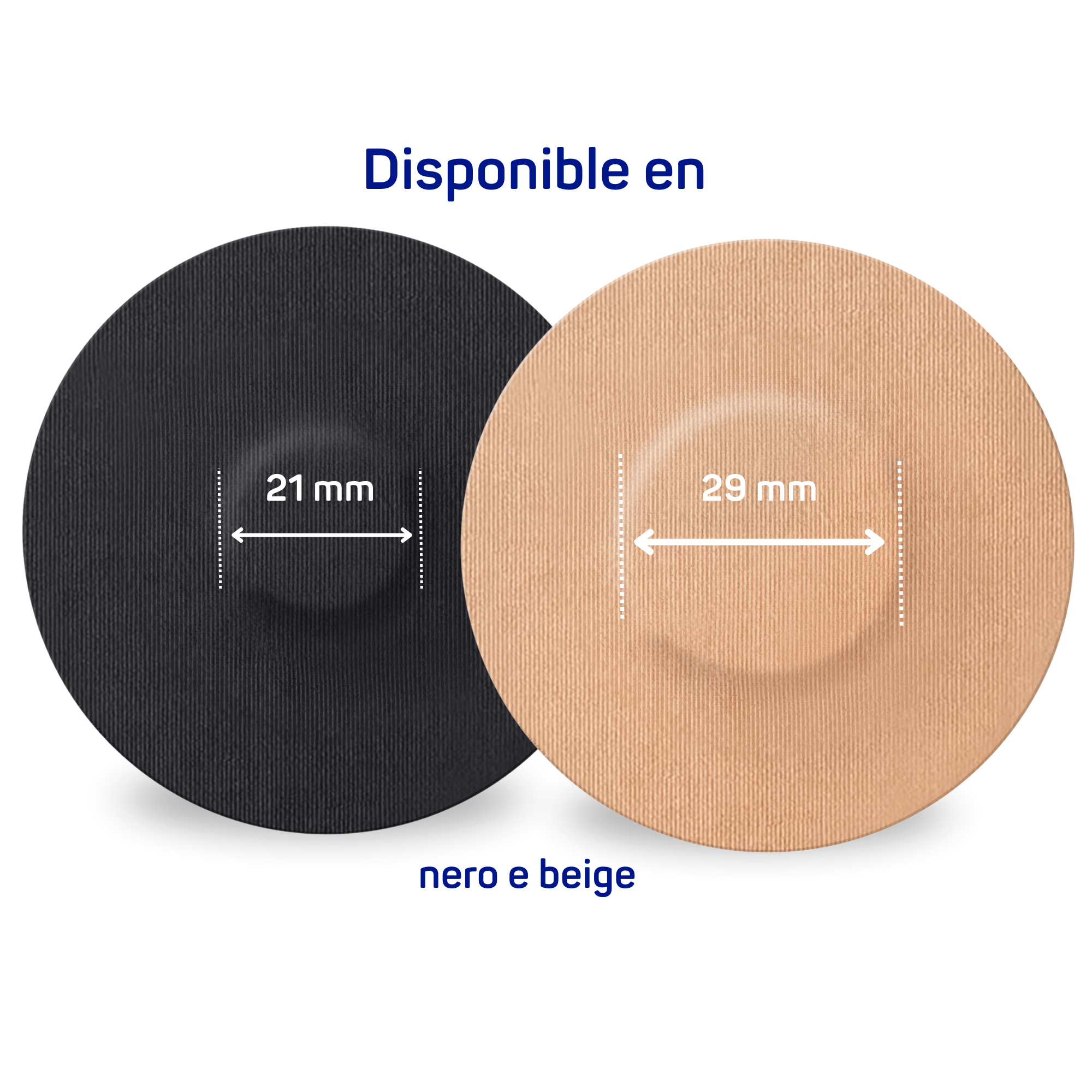 DermaPlast Sensor Patch nero e beige