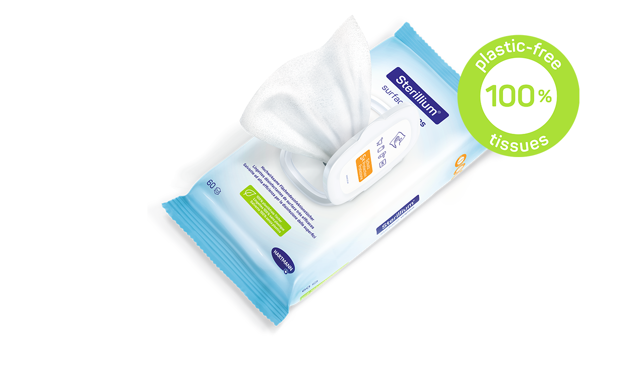 sterillium surface wipes plastic free icon