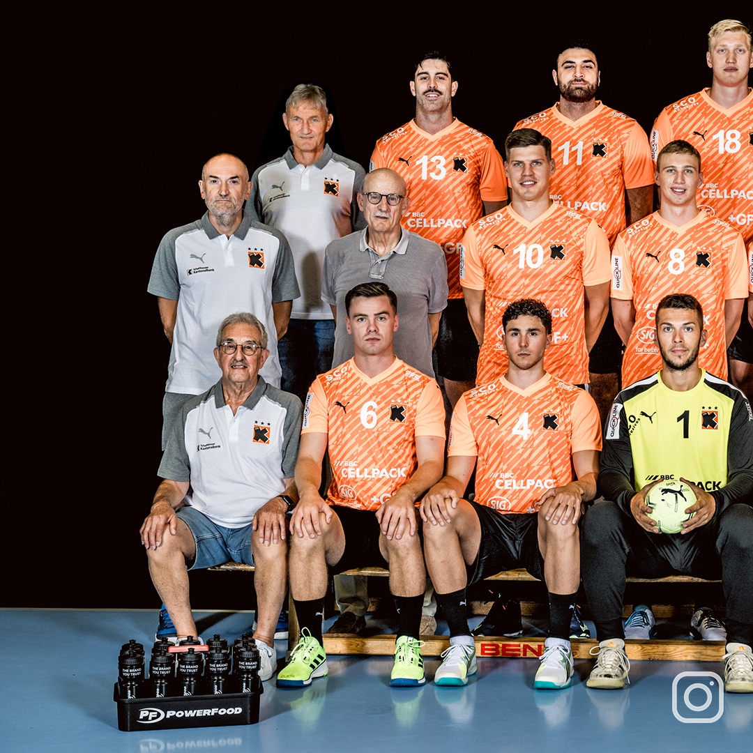 Teamfoto 2024 der Kadetten Schaffhausen