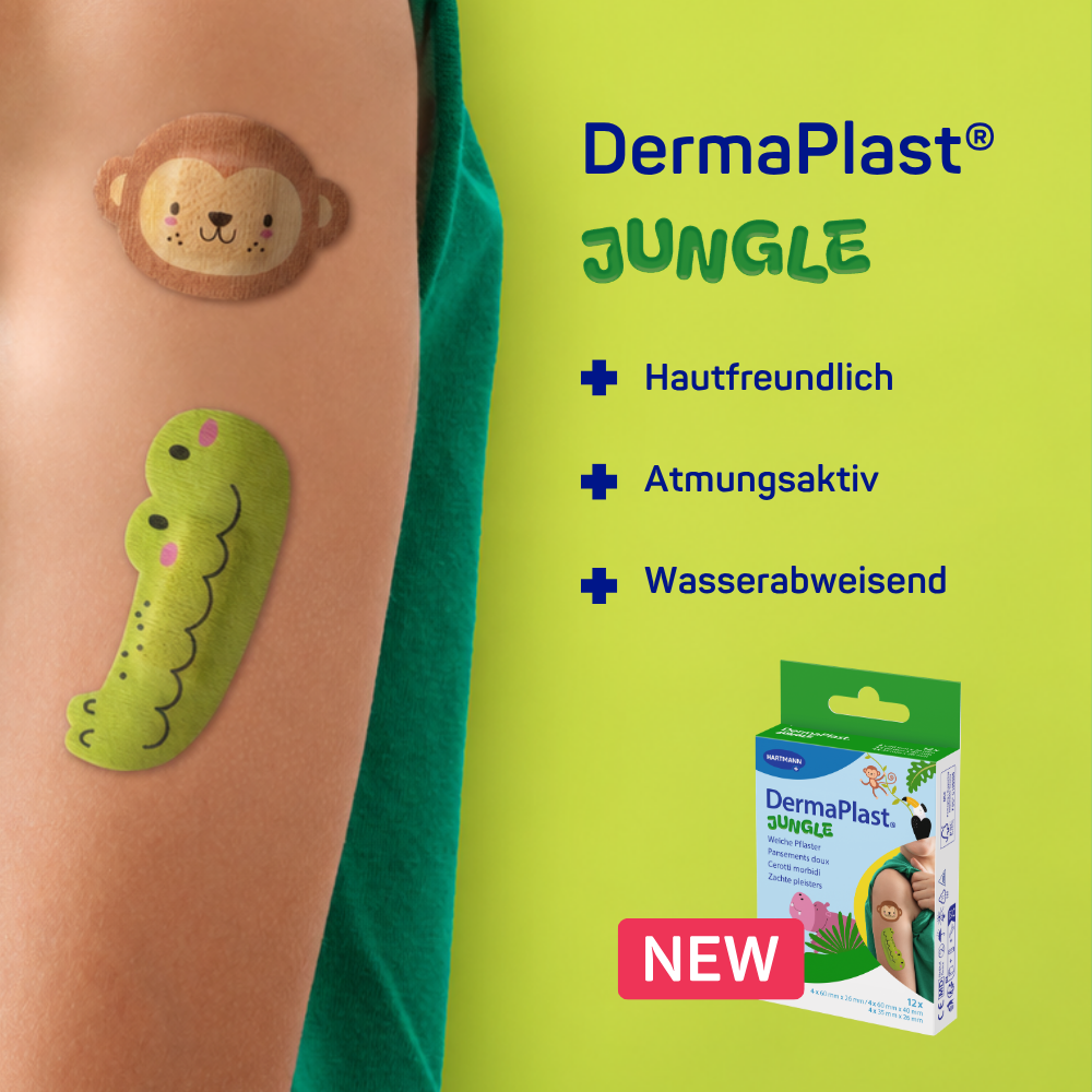 Neues Kinderpflaster: DermaPlast® Jungle