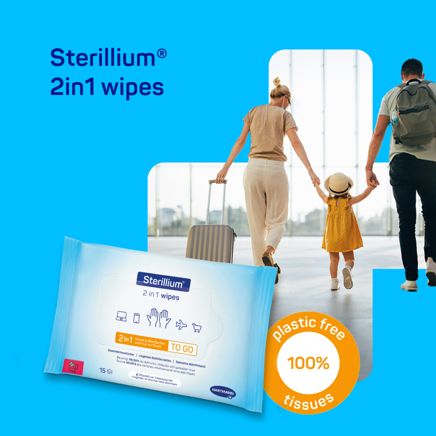 Sterillium® 2in1 wipes