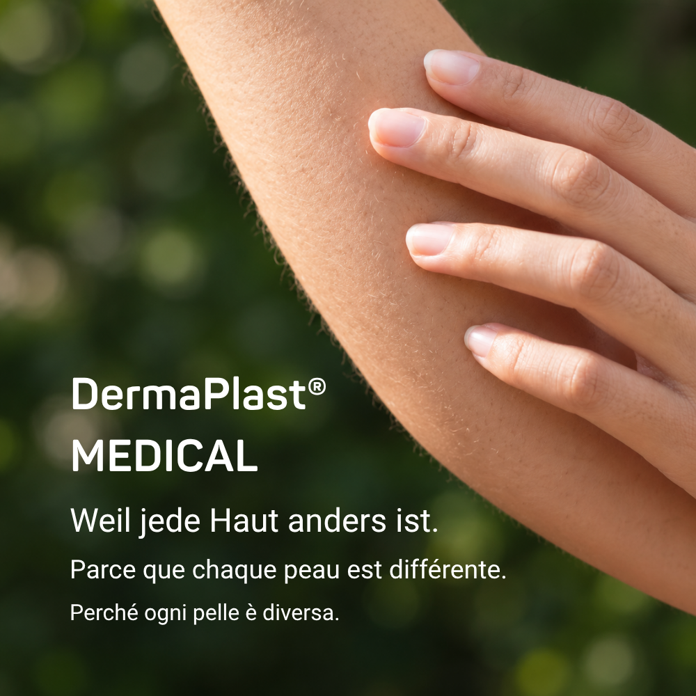 Jede Haut verdient die richtige Versorgung. Dafür steht DermaPlast® MEDICAL.