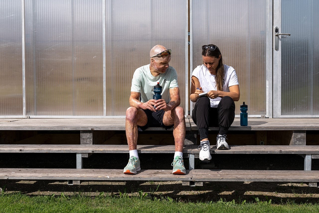 philipp bosshard und Trainerin