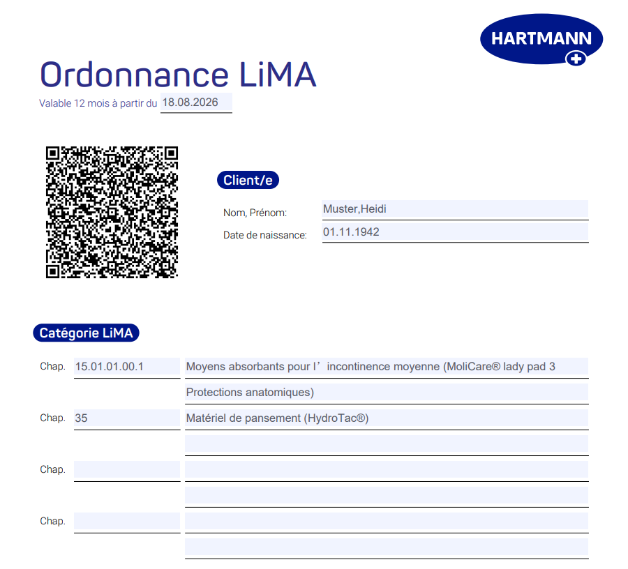 Ordonannce Lima