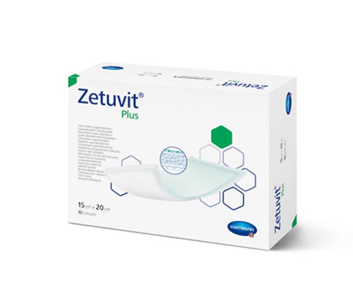 Wundauflage in Verpackung