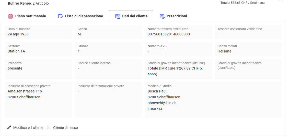 easyCare Cliente IT