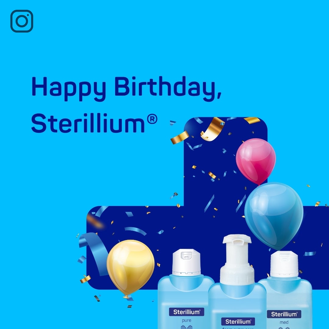 Unser Sterillium feiert Geburtstag