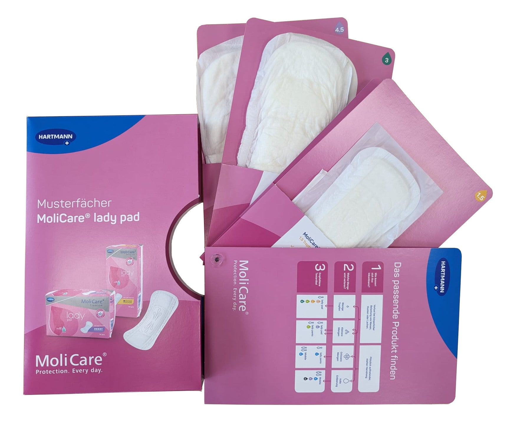 847630 MoliCare Lady Pad Musterfächer Productshot