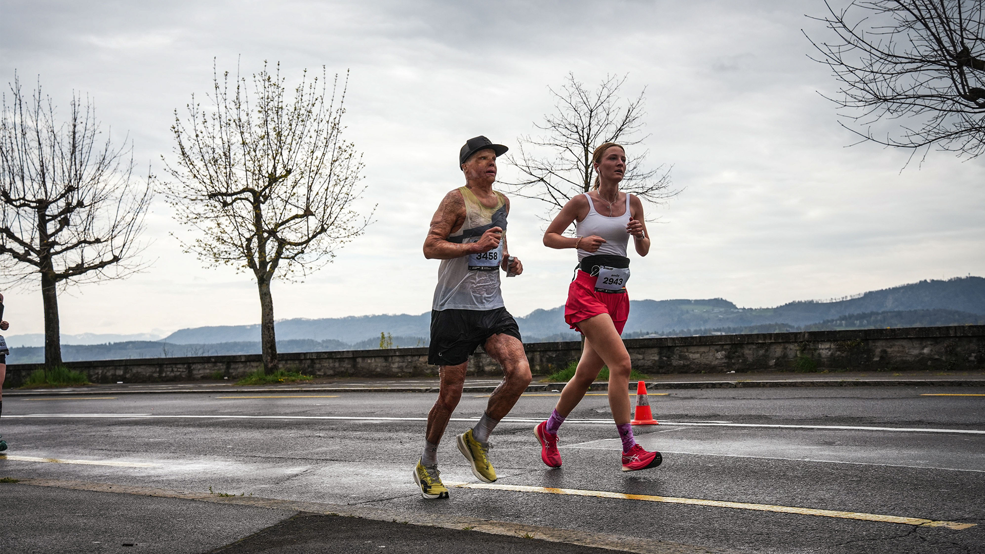 Philipp Bosshard beim Zürich Marathon 