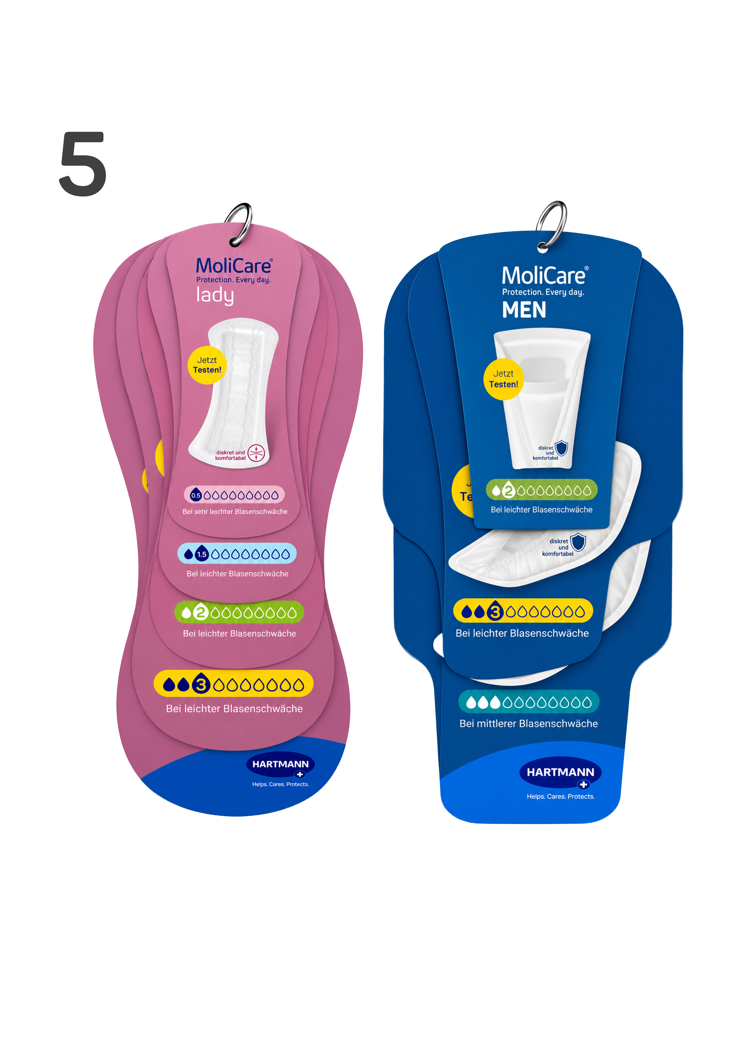 Regalhänger für MoliCare® Produktauswahl