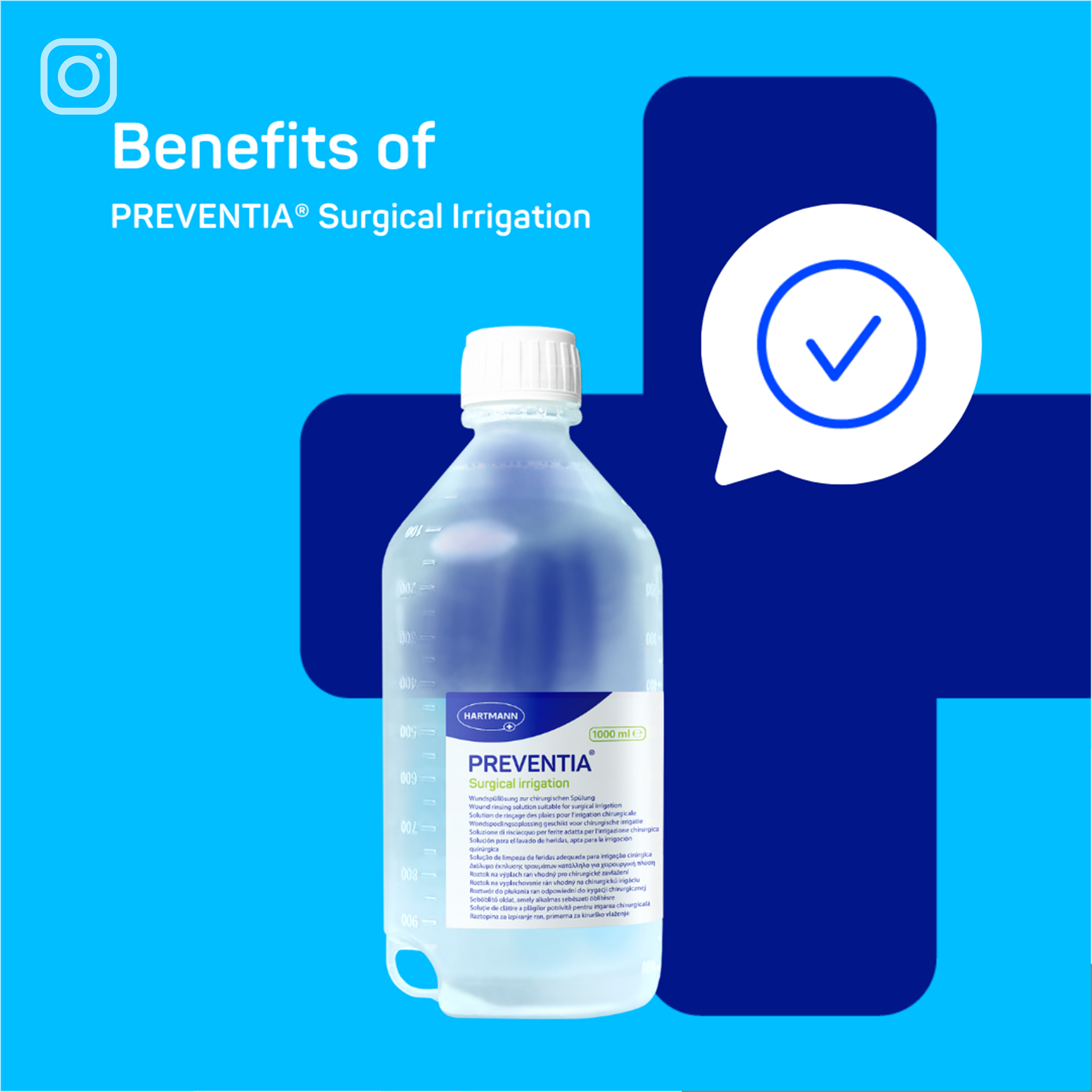 Vorteile von Preventia® - antimikrobielle Wundspüllösung