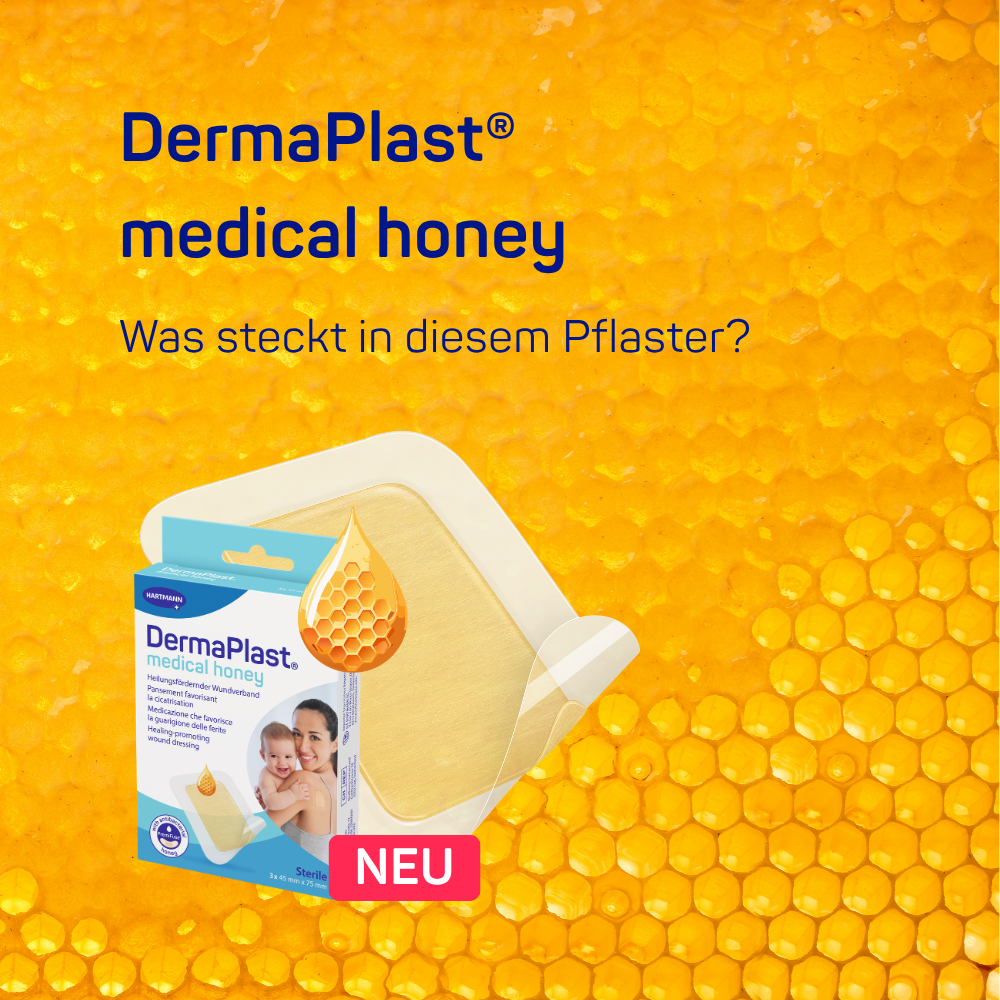 DermaPlast® medical honey - neu für Ihre Apotheke