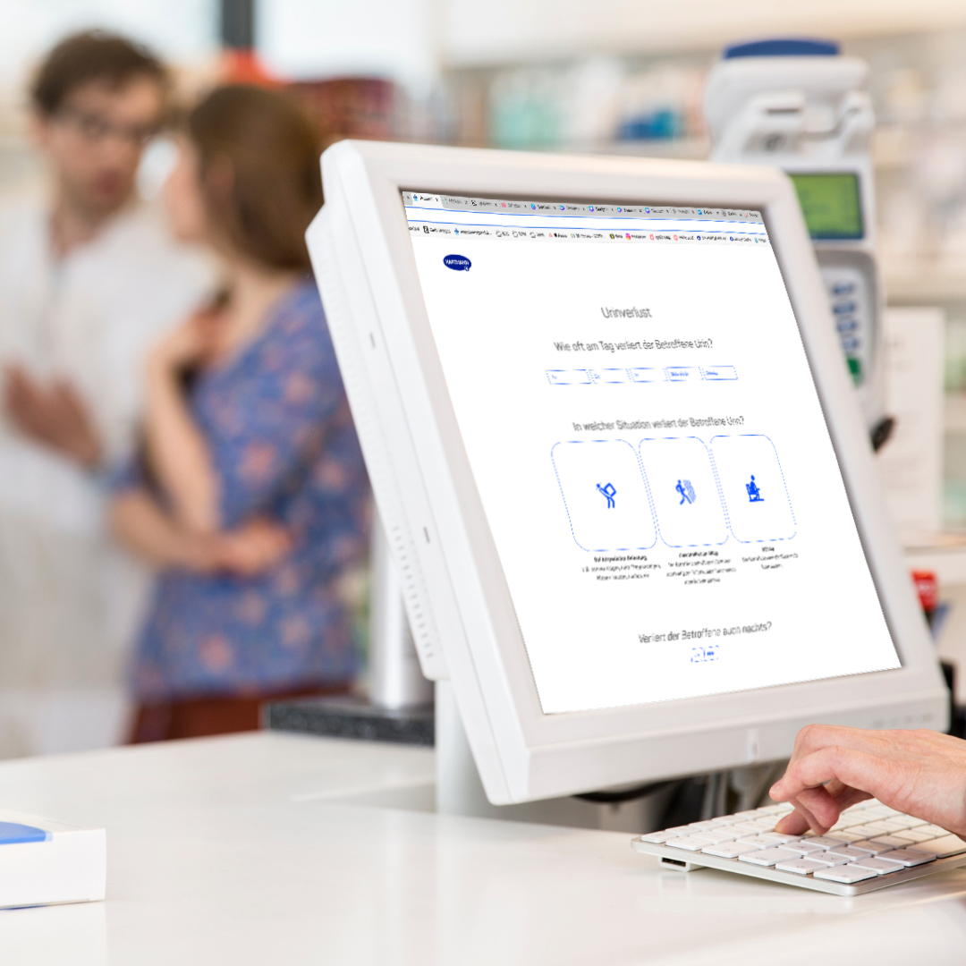 Online Produktfinder für Inkontinenzprodukte