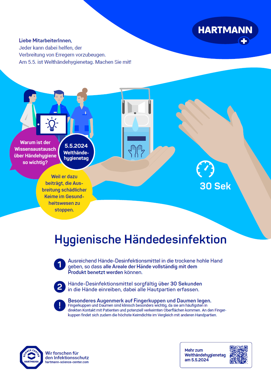 WHHD Poster haendedesinfektion