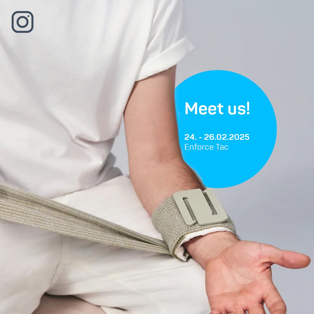 Trauma Bandage - Ankündigung Messestand auf der Enforce Tac
