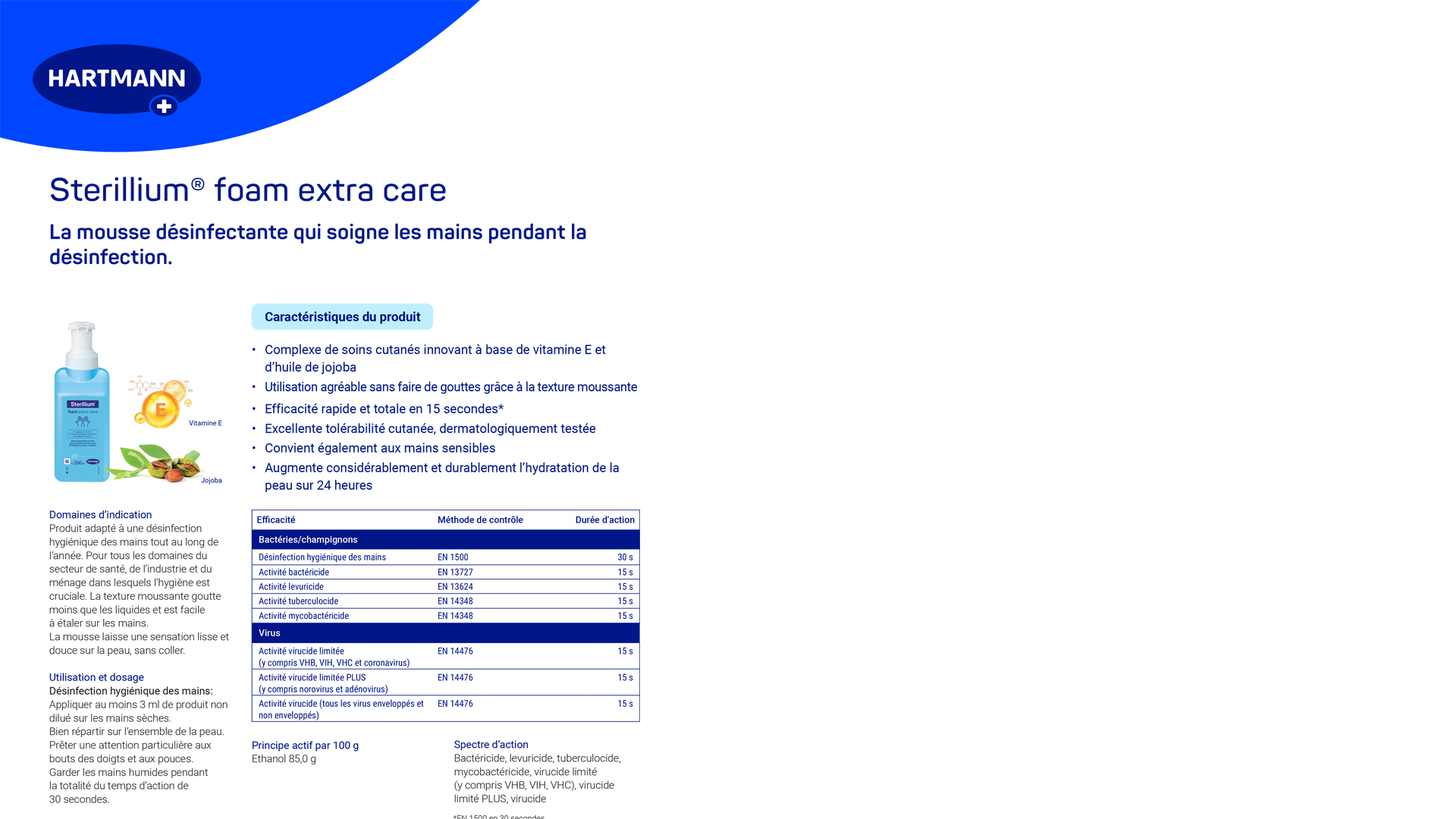 PI Sterillium foam extra care FR